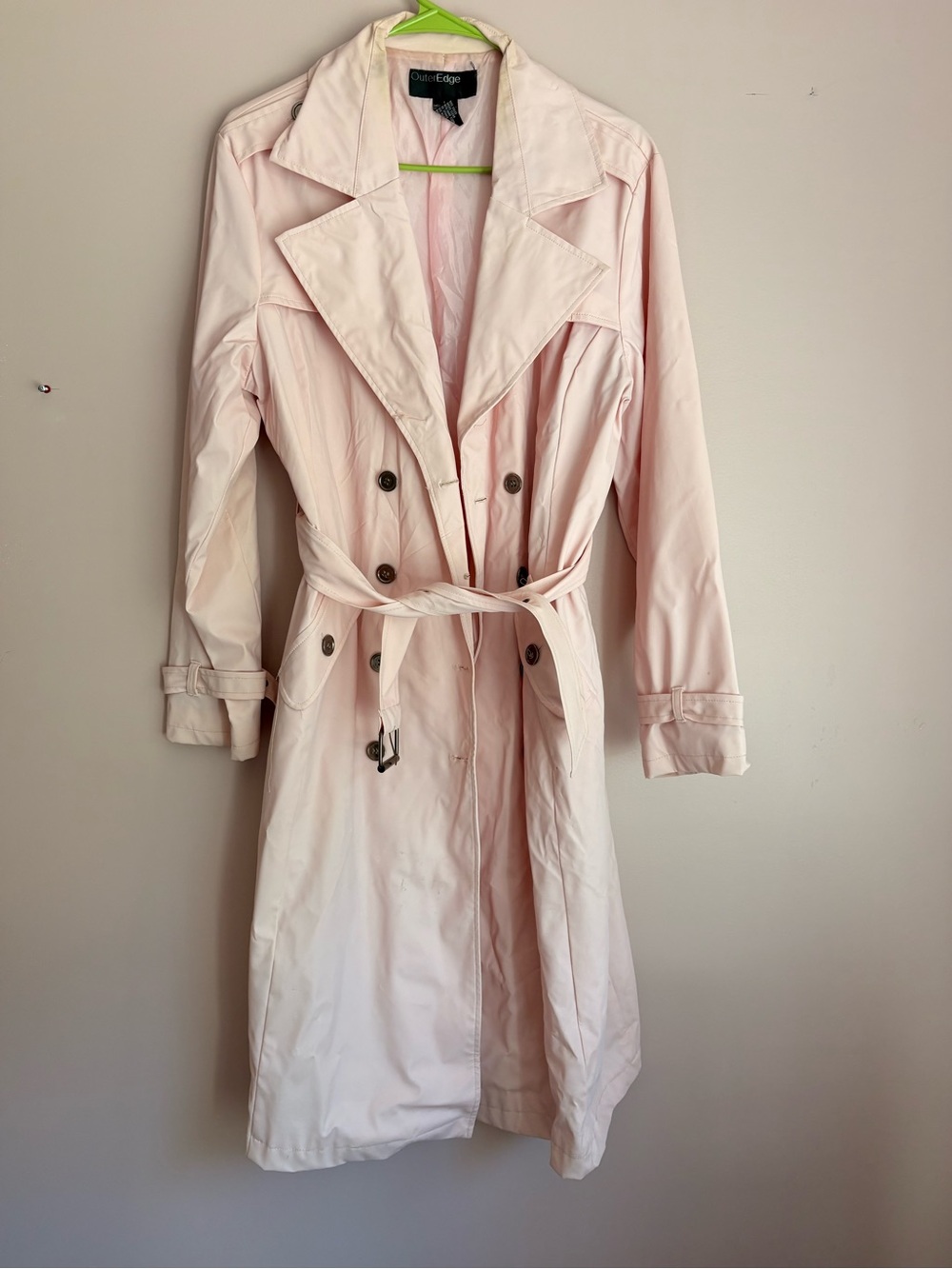 Outer Edge Women's Light Pink Rain Coat